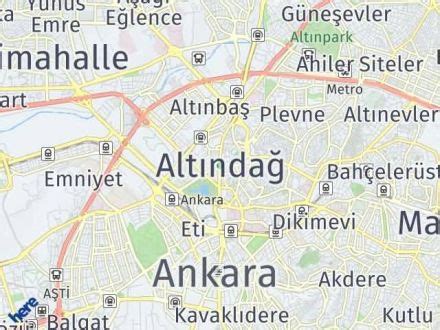 Ankara altındağ haritası